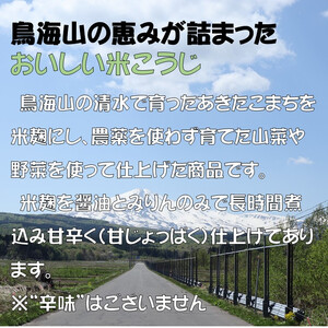 秋田の発酵文化が育んだ 甘辛米こうじ 150g×3個