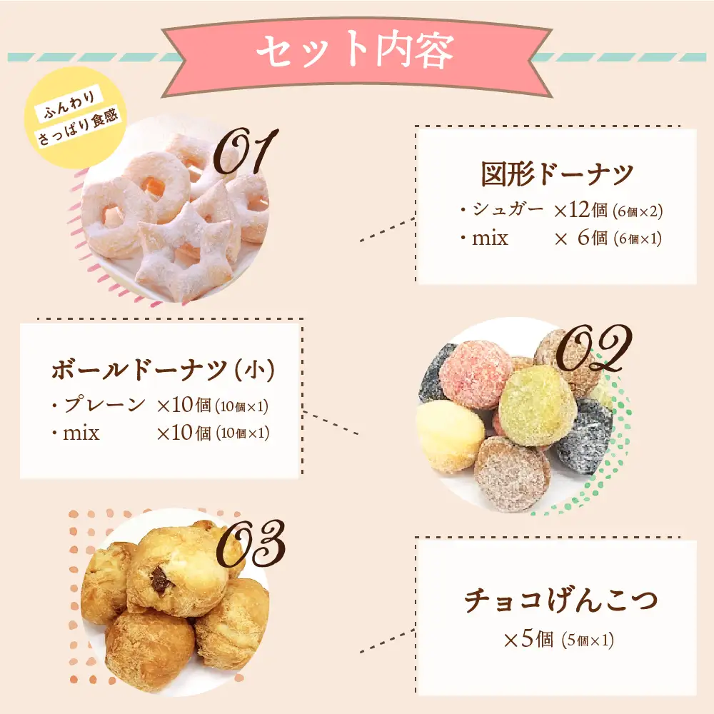 ドーナツ 【3種】 セット 群馬県 千代田町  ＜ヌーベルオリジン＞ ※沖縄・離島地域へのお届け不可