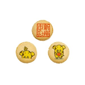 ダロワイヨ　ゾウキリンプリント入りマカロン詰め合わせ（６個入）A