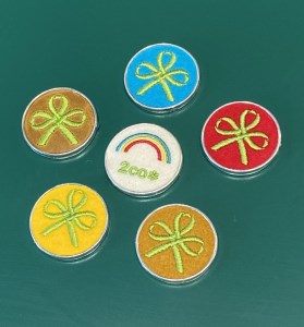 色が選べる！！ゆうすいくん×シトラスリボン刺繍両面キーホルダー