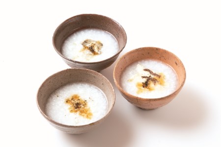 825　〈あそらの茶屋〉朝かゆ三種詰め合わせ　おかゆ アワビ タイ 自宅 個食 ギフト 手軽