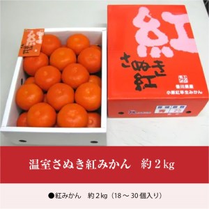 温室さぬき紅みかん約2kg