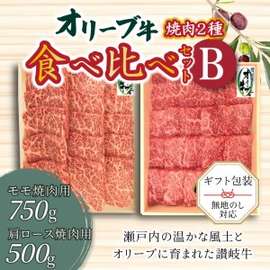 オリーブ牛 焼肉二昧食べ比べセットB