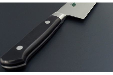H40-12 フジタケ ステンレス ツバ付 三徳包丁 175mm