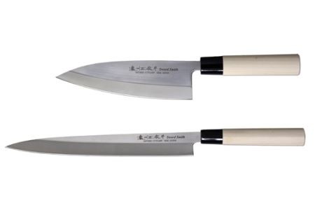 左利き用濃州正宗作出刃包丁180mm＆刺身270mm