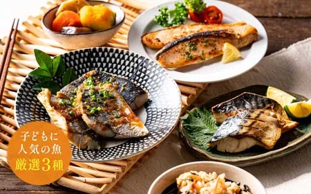 お魚の切り身セット（冷凍・鮭・さわら・鯖）