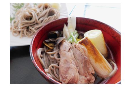 FYN9-444 山形県西川町 生・山菜鴨そばセットそば ソバ 蕎麦 詰め合わせ 詰合せ山形県 西川町