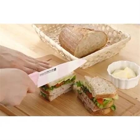 フォーエバー　抗菌カラーセラミック包丁14cmピンク_雑貨・日用品 包丁 キッチン用品 _【1245782】
