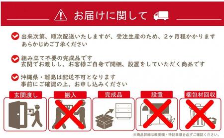 A4書類ケース3段 ヨコ型 ハンドブラウン色