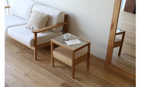【開梱設置】高野木工 レッチェ50サイドテーブルWO【10年保証】