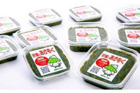 【定期便／年12回／毎月お届け】宗像のアカモク「あかもっくん」1040g(80g×13個)【マサエイ水産加工】_HB0049