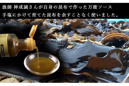 昆布まみれソース 3本《昆布屋神兵衛》