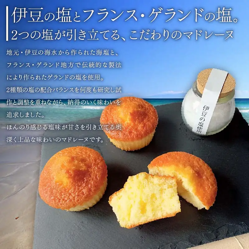 伊豆塩マドレーヌ詰合せ（8個入）[お菓子 焼き菓子]