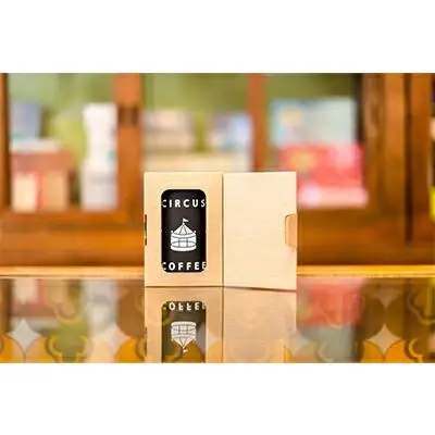 紫竹ブレンド（豆）２００g＋サーカス缶（マットブラック）【豆のまま】