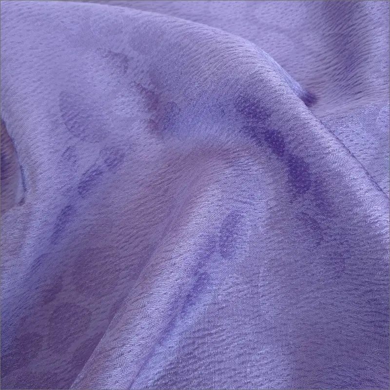 丹後ちりめんシルクストール・バイオレット｜絹ストール