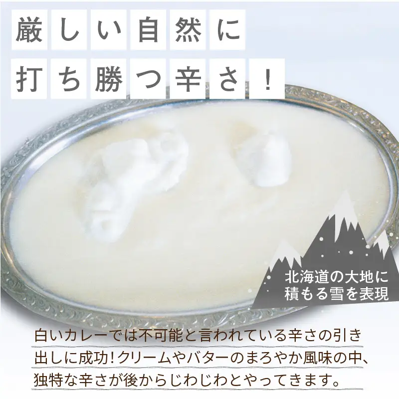 クリシュナ 冬のオホーツク白い大地のカリー2食セット 手焼きナン付 ( カレー インド インドカレー スパイス ナン チキン 鶏肉 )【127-0015】