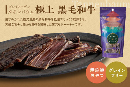 [プレイアーデン タネンバウム] 犬猫用 無添加おやつ 極上 黒毛和牛 50g×3袋