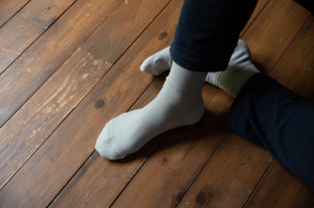 【Lサイズ：25cm～27cm】 天衣無縫 履き口 締め付けない 内側オーガニックコットン いつもソックス 無地 3足 セット han024-ITSUM-L グレー ブルー チャコール 靴下 くつ下 綿