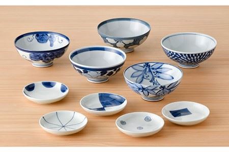 【波佐見焼】オリジナルセットアップ商品 茶碗 小皿 食器 皿 【不二商店/堀江陶器】 [NB68] 波佐見焼
