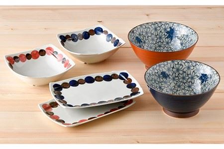 【波佐見焼】オリジナルセットアップ商品 どんぶり 角皿 食器 皿 【トーエー/協立陶器】 [NB75] 波佐見焼