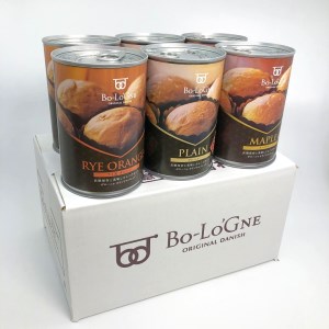 AW022_備蓄ｄｅボローニャ6缶セット 5年保存 長期保存 非常食 保存食 非常食 防災食 デニッシュ パン