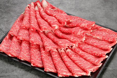 佐賀牛肩ローススライス500g(化粧箱入り) (H065138)