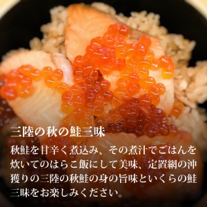 はらこセット中 秋鮭切り身16切 いくら醤油漬け200g 鮭 さけ イクラ 海鮮 魚 魚介類 魚貝類 無塩鮭 冷凍 朝食 おかず ご飯 三陸産 岩手県 大船渡市