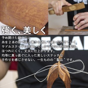 手作り トートバッグ ブラウン (M・W320mm×H250mm×D80mm) バッグ 革 革小物 革製品 雑貨 本革 手縫い  職人 日用品 佐伯市 【FL01】【 古川アセットマネージメント・DAISUKE FURUKAWA】