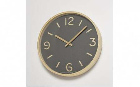 THOMSON PAPER/チャコールグレー（NY18-15 GY）Lemnos レムノス 時計 装飾品 民芸品 工芸品 伝統技術 インテリア  FAD-0741