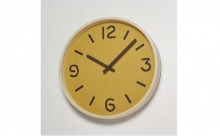 THOMSON PAPER/サフラン（NY18-15 YE）Lemnos レムノス 時計 装飾品 民芸品 工芸品 伝統技術 インテリア  FAD-0739