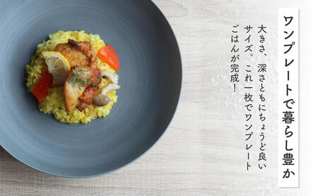 有田焼 Koselig-arita multi plate グレー プレート 2枚組 山忠 器