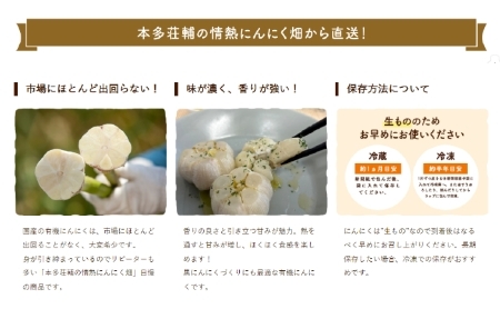 【オーガニック】有機にんにく無選別 700g（ニンニク オーガニック 無農薬 有機野菜）
