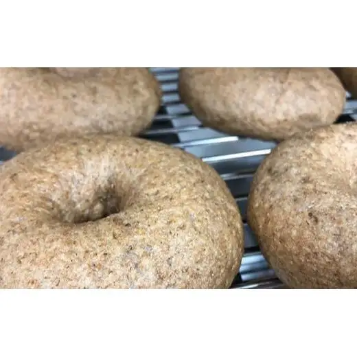 牛久市産 小麦 全粒粉 100％ の ベーグル 14個セット