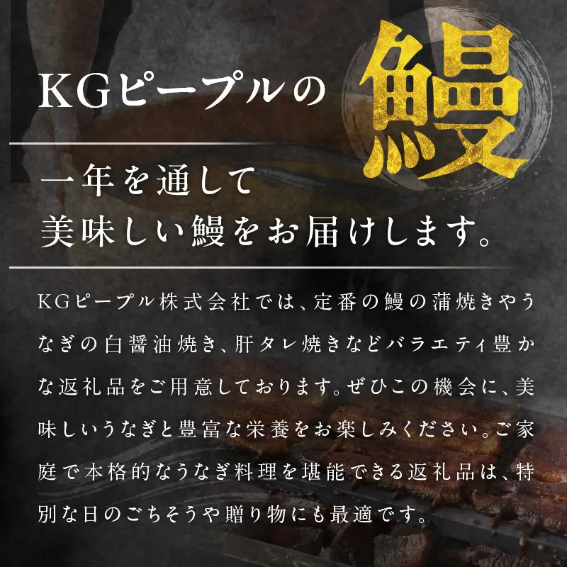 ＜国産＞うなぎ肝タレ焼き 300g 備長炭使用