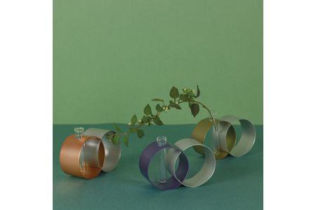 ALART〈アルアート〉　COCO ２色セット（オレンジ・ゴールド） 花器　インテリア F7Z-215