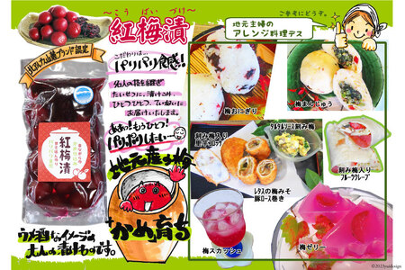 【数量限定】紅梅漬（甘梅漬け）280g [池田町観光協会 長野県 池田町 48110407]