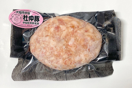 大仙市産 杜仲豚ハンバーグ 20個 【長沼商店】