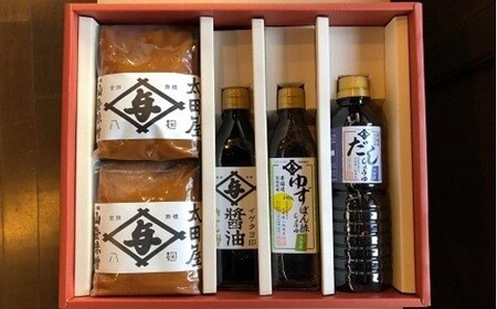 太田屋　味噌醤油セット　【r6-4513078】