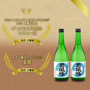 【IWC2024 ゴールドメダル&トロフィー受賞酒】魚沼 玉風味 720ml 2本 セット 