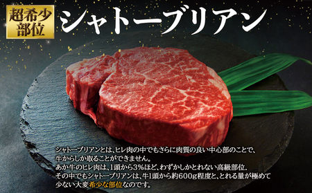 高級部位！あか牛のシャトーブリアンステーキ肉