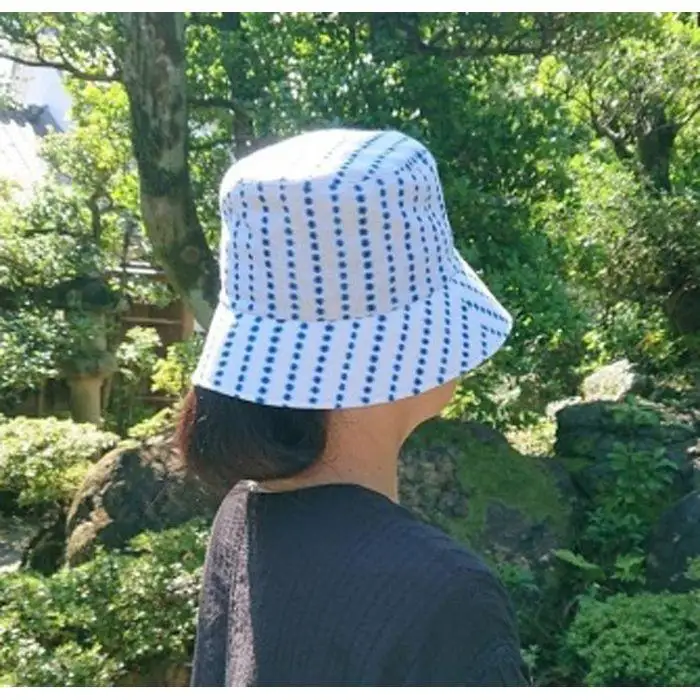 豆絞り　クロッシェ帽子（レディース）