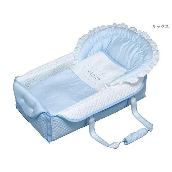 洗える授乳クッション付き バッグdeクーファン エトワール サックス