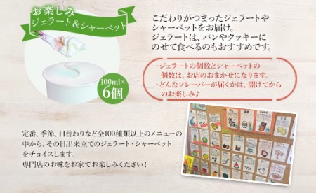 ドルチェかがみ お楽しみジェラート＆シャーベットセット 6個入り dc-0057