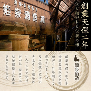 無濾過御幣 20度(900ml×5本) 【HM006】【姫泉酒造合資会社】