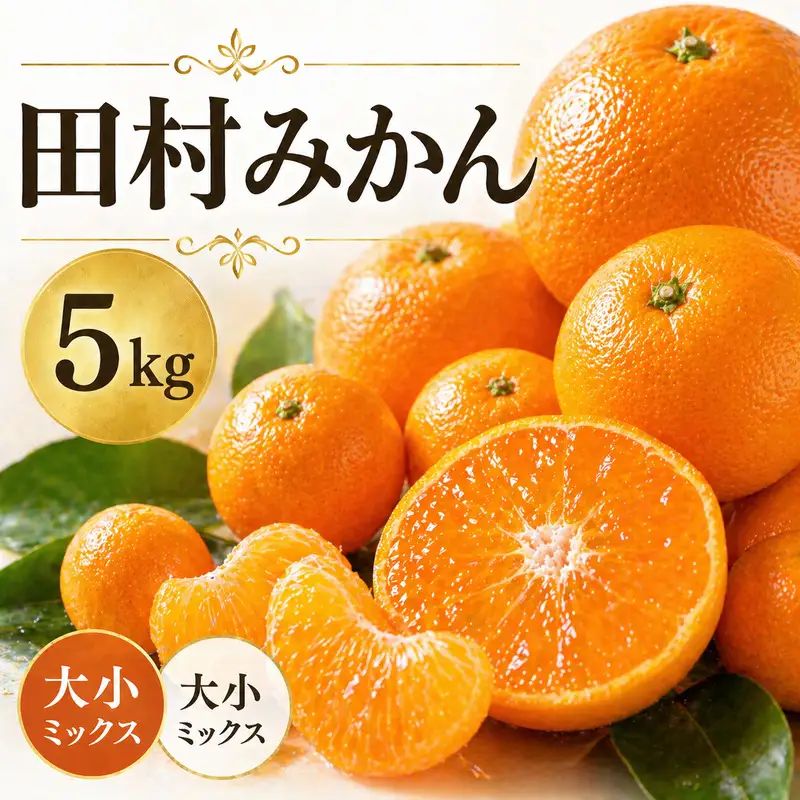 みかん 高級ブランド田村みかん 5kg みかん ミカン【uot504A】