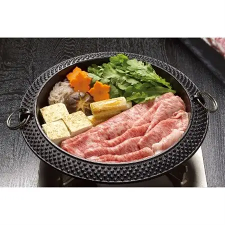 北海道長沼町産 馬追和牛 ももスライス すき焼き用 400g_肉 すき焼き 牛肉 すきやき スキヤキ  肉 和牛 牛肉   肉  牛肉 _【配送不可地域：離島】【1251564】