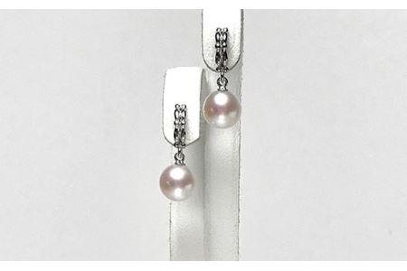真珠 イヤリング アクセサリー パール 6.5ミリ K14 三重県 伊勢志摩 志摩 ジュエリー ギフト プレゼント 冠婚葬祭 入学式 卒業式 結婚式 母の日 バレンタイン ホワイトデー アコヤ真珠 本真珠 / akoya kizuna イヤリング ( K14WG )