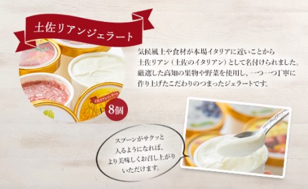 ドルチェかがみ 土佐リアン スペシャルジェラートセット 8個入り ジェラート dc-0055