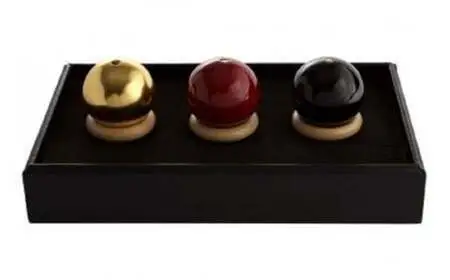 ＵＲＵＳＨＩ－ＴＡＭＡ（３個入り）【暮らしと心に癒しを齎す漆塗りインテリア】　001-042