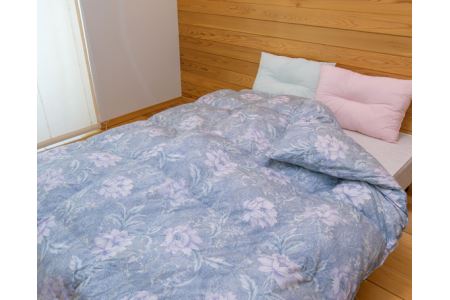 ダブルロングサイズ　上質羽毛掛ふとん（秩父市内産） No.175
